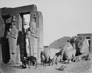 The Ramesseum, Thebes, Egypt